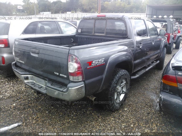 5TFLU4EN0DX068938 - 2013 TOYOTA TACOMA DOUBLE CAB 灰色 照片 4