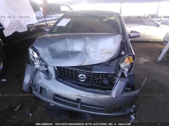 3N1AB61E48L629984 - 2008 NISSAN SENTRA 2.0/2.0S/2.0SL 灰色 照片 6