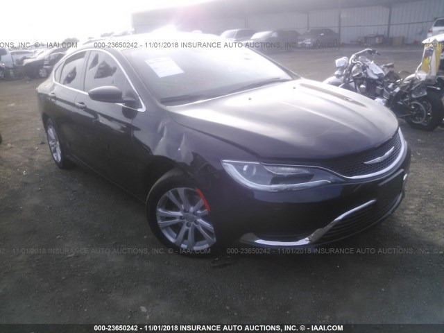 1C3CCCAB7GN107411 - 2016 CHRYSLER 200 LIMITED BLACK photo 1