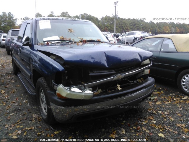 2GCEC19T921306234 - 2002 CHEVROLET SILVERADO C1500 BLUE photo 6