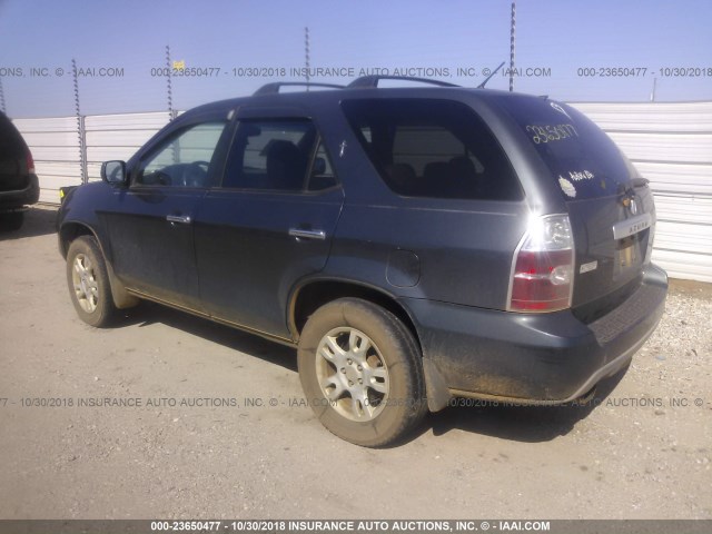 2HNYD18774H544439 - 2004 ACURA MDX TOURING GRAY photo 3