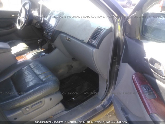 2HNYD18774H544439 - 2004 ACURA MDX TOURING GRAY photo 5