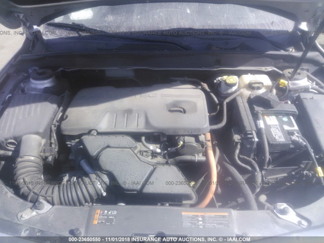 1G11D5RR0DF108363 - 2013 CHEVROLET MALIBU 1LT SILVER photo 10