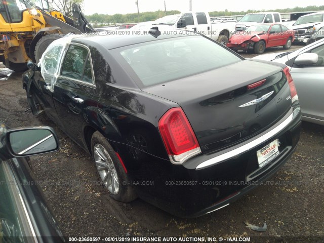 2C3CCAEG4HH570580 - 2017 CHRYSLER 300C BLACK photo 3