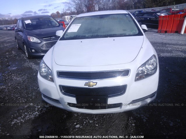 1G1ZC5E09CF299731 - 2012 CHEVROLET MALIBU 1LT WHITE photo 6