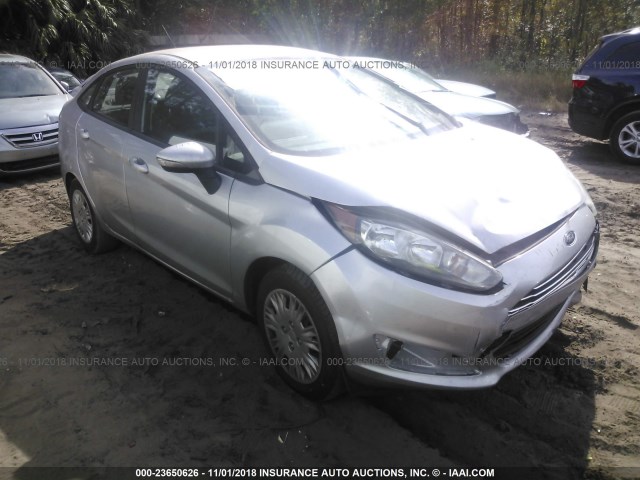 3FADP4AJ8EM132316 - 2014 FORD FIESTA S SILVER photo 1