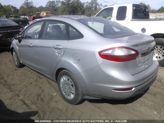 3FADP4AJ8EM132316 - 2014 FORD FIESTA S SILVER photo 3