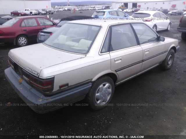 4T1SV21E2MU297668 - 1991 TOYOTA CAMRY DLX TAN photo 4