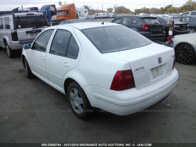 3VWSP69M92M077394 - 2002 VOLKSWAGEN JETTA GLS TDI WHITE photo 3