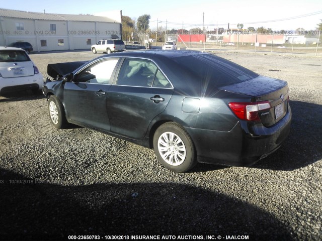 4T1BF1FK0CU616182 - 2012 TOYOTA CAMRY SE/LE/XLE BLACK photo 3