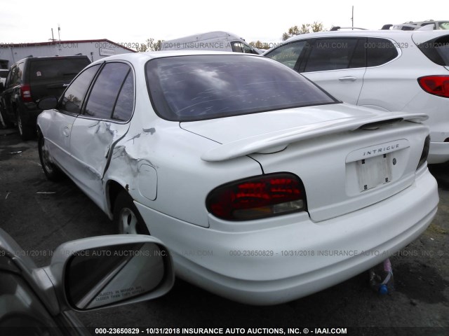 1G3WH52K3WF401031 - 1998 OLDSMOBILE INTRIGUE WHITE photo 3