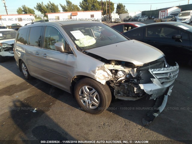 5FNRL38627B441892 - 2007 HONDA ODYSSEY EXL SILVER photo 1