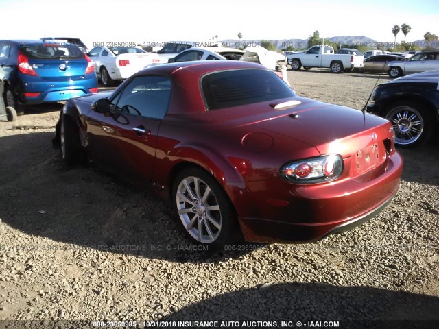 JM1NC26FX70137672 - 2007 MAZDA MX-5 MIATA RED photo 3