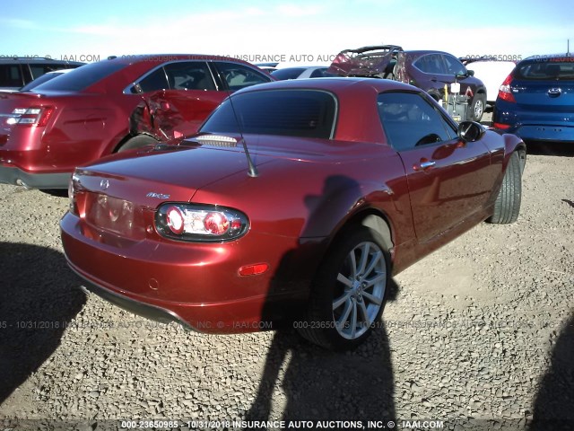 JM1NC26FX70137672 - 2007 MAZDA MX-5 MIATA RED photo 4