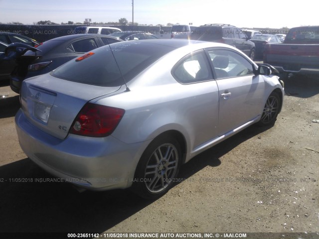 JTKDE167860092876 - 2006 TOYOTA SCION TC Gümüş foto 4
