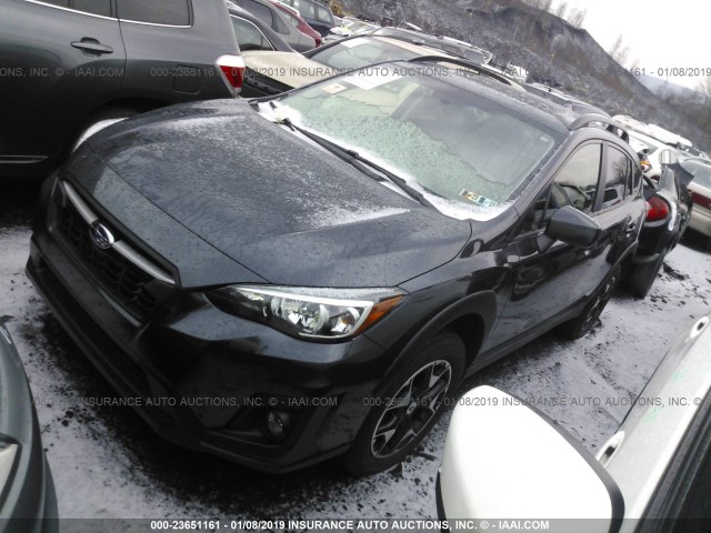 JF2GTADC4JH231214 - 2018 SUBARU CROSSTREK PREMIUM GRAY photo 2