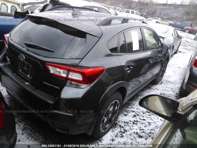 JF2GTADC4JH231214 - 2018 SUBARU CROSSTREK PREMIUM GRAY photo 4