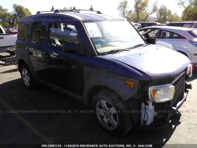 5J6YH28543L012883 - 2003 HONDA ELEMENT EX Navy photo 1