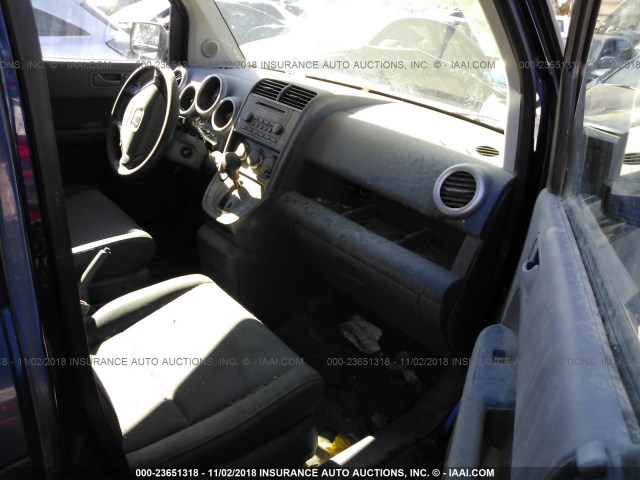 5J6YH28543L012883 - 2003 HONDA ELEMENT EX Navy photo 5