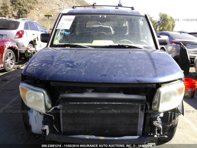 5J6YH28543L012883 - 2003 HONDA ELEMENT EX Navy photo 6