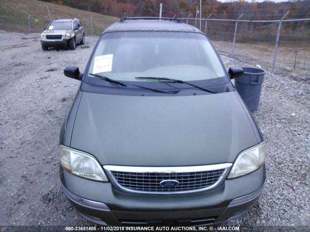 2FMZA53492BB08274 - 2002 FORD WINDSTAR SEL GREEN photo 6