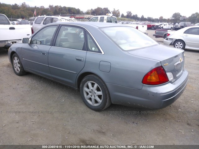 4T1BF28B81U167141 - 2001 TOYOTA AVALON XL/XLS GRAY photo 3