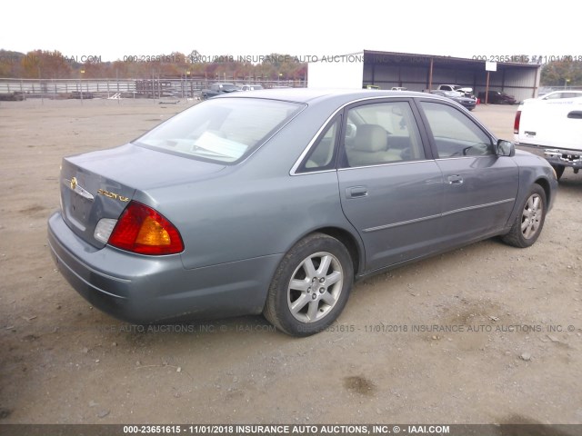 4T1BF28B81U167141 - 2001 TOYOTA AVALON XL/XLS GRAY photo 4