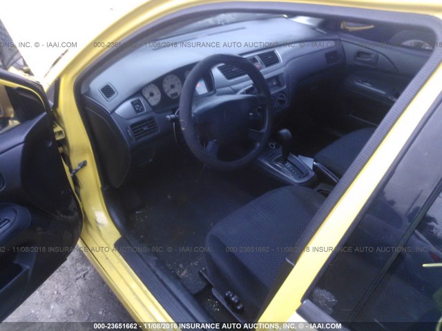 JA3AJ86E83U021418 - 2003 MITSUBISHI LANCER OZ RALLY YELLOW photo 5