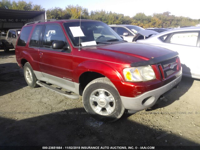 1FMYU60E62UA95502 - 2002 FORD EXPLORER SPORT RED photo 1