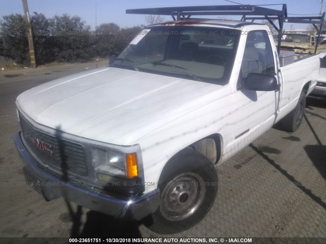 1GTGC24K4SE523251 - 1995 GMC SIERRA C2500 WHITE photo 6