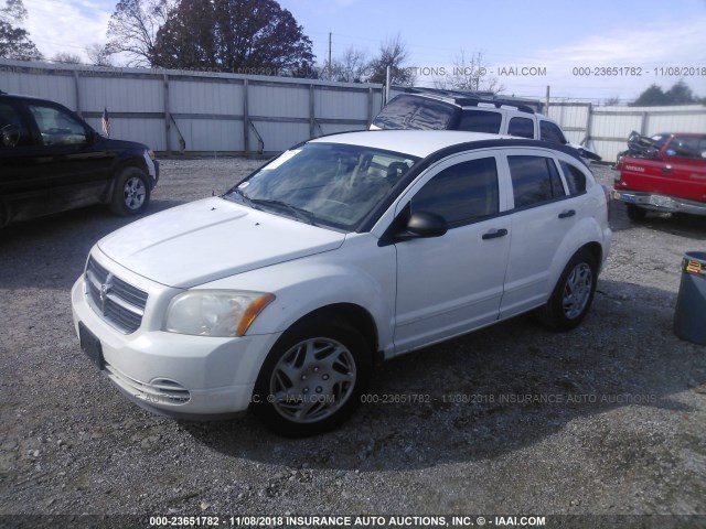 1B3HB48BX7D552006 - 2007 DODGE CALIBER SXT WHITE photo 2