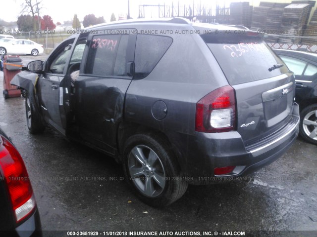 1C4NJDEB1GD814147 - 2016 JEEP COMPASS LATITUDE GRAY photo 3