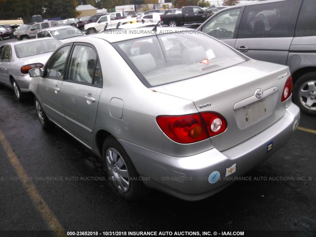 JTDBR32E530046632 - 2003 TOYOTA COROLLA CE/LE SILVER photo 3