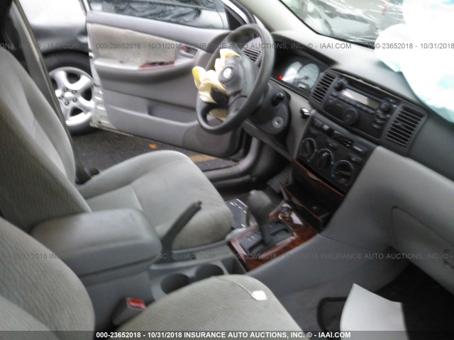 JTDBR32E530046632 - 2003 TOYOTA COROLLA CE/LE SILVER photo 5