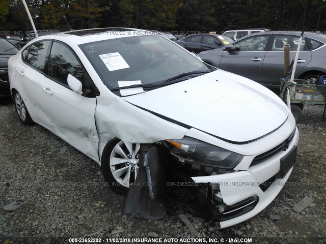 1C3CDFBB1ED706563 - 2014 DODGE DART SXT WHITE photo 6