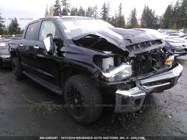 5TFAY5F11GX555843 - 2016 TOYOTA TUNDRA CREWMAX 1794/PLATINUM 黑色 照片 1