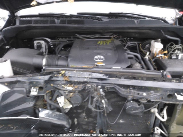 5TFAY5F11GX555843 - 2016 TOYOTA TUNDRA CREWMAX 1794/PLATINUM 黑色 照片 10