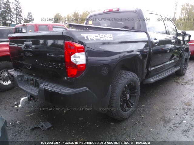 5TFAY5F11GX555843 - 2016 TOYOTA TUNDRA CREWMAX 1794/PLATINUM 黑色 照片 4