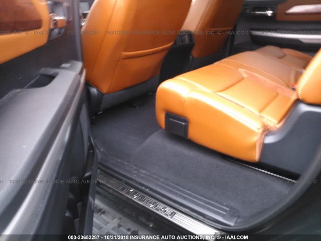 5TFAY5F11GX555843 - 2016 TOYOTA TUNDRA CREWMAX 1794/PLATINUM 黑色 照片 8