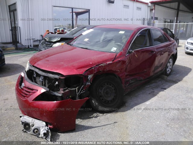 4T1BE46K49U330865 - 2009 TOYOTA CAMRY SE/LE/XLE RED photo 6