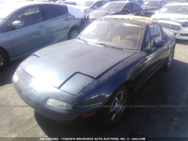 JM1NA3535V0739007 - 1997 MAZDA MX-5 MIATA Dark Blue photo 2