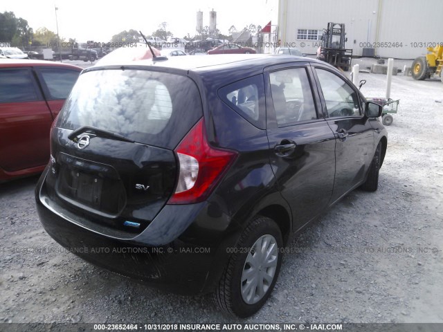 3N1CE2CP9GL361584 - 2016 NISSAN VERSA NOTE S/S PLUS/SV/SL/SR BLACK photo 4