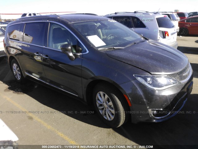 2C4RC1BG9JR216919 - 2018 CHRYSLER PACIFICA TOURING L GRAY photo 1