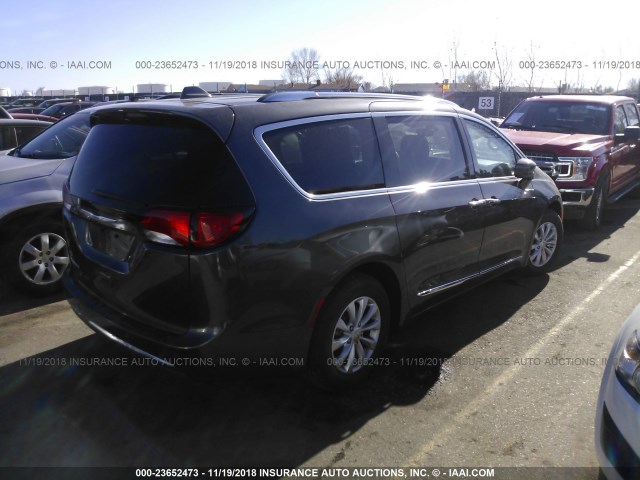 2C4RC1BG9JR216919 - 2018 CHRYSLER PACIFICA TOURING L Մոխրագույն լուսանկար 4