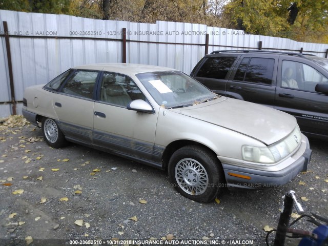 1MECM5346LG646599 - 1990 MERCURY SABLE LS TAN photo 1