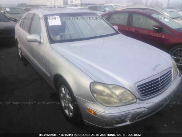 WDBNG70J91A174632 - 2001 MERCEDES-BENZ S 430 SILVER photo 1