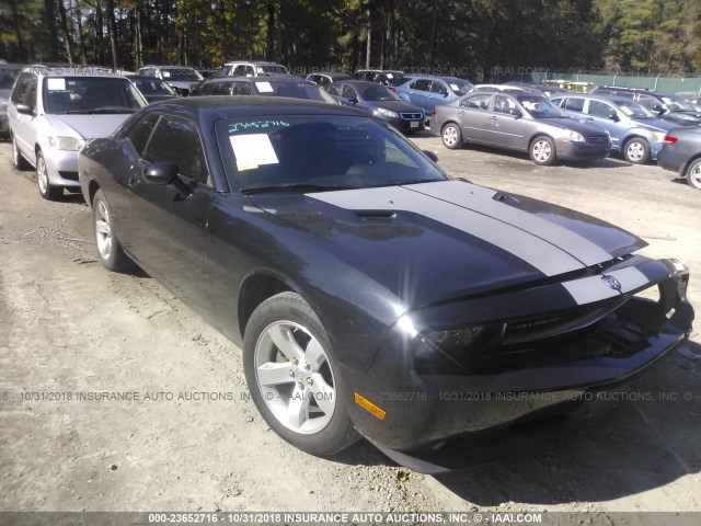 2B3LJ44V49H559052 - 2009 DODGE CHALLENGER SE BLACK photo 1