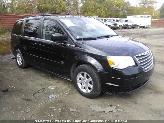 2A8HR54PX8R828516 - 2008 CHRYSLER TOWN & COUNTRY TOURING BLACK photo 1