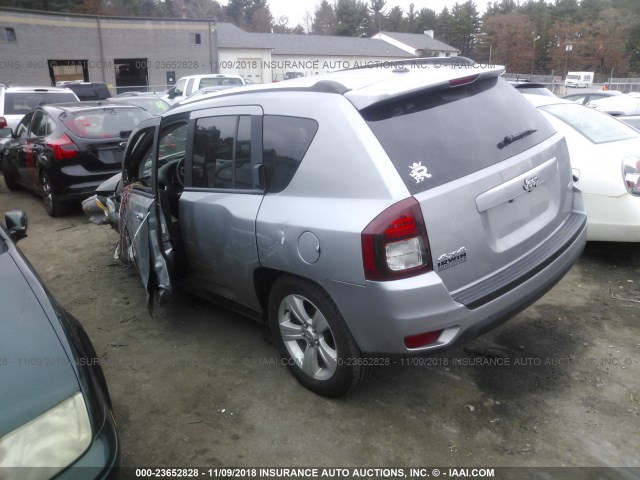 1C4NJDEB7FD151794 - 2015 JEEP COMPASS LATITUDE SILVER photo 3