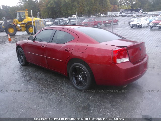 2B3KA53T89H628665 - 2009 DODGE CHARGER R/T RED photo 3
